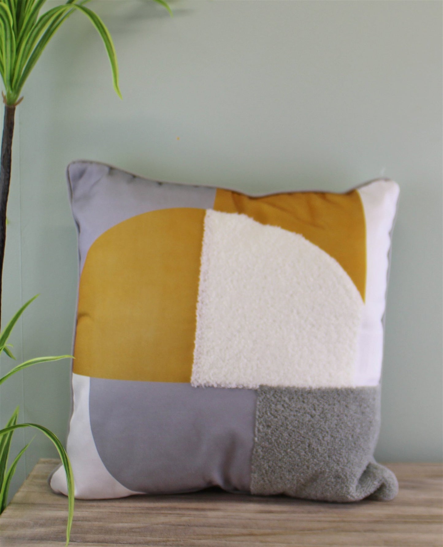 Abstract Design Textured Cushion, Design A - a Cheeky Plant