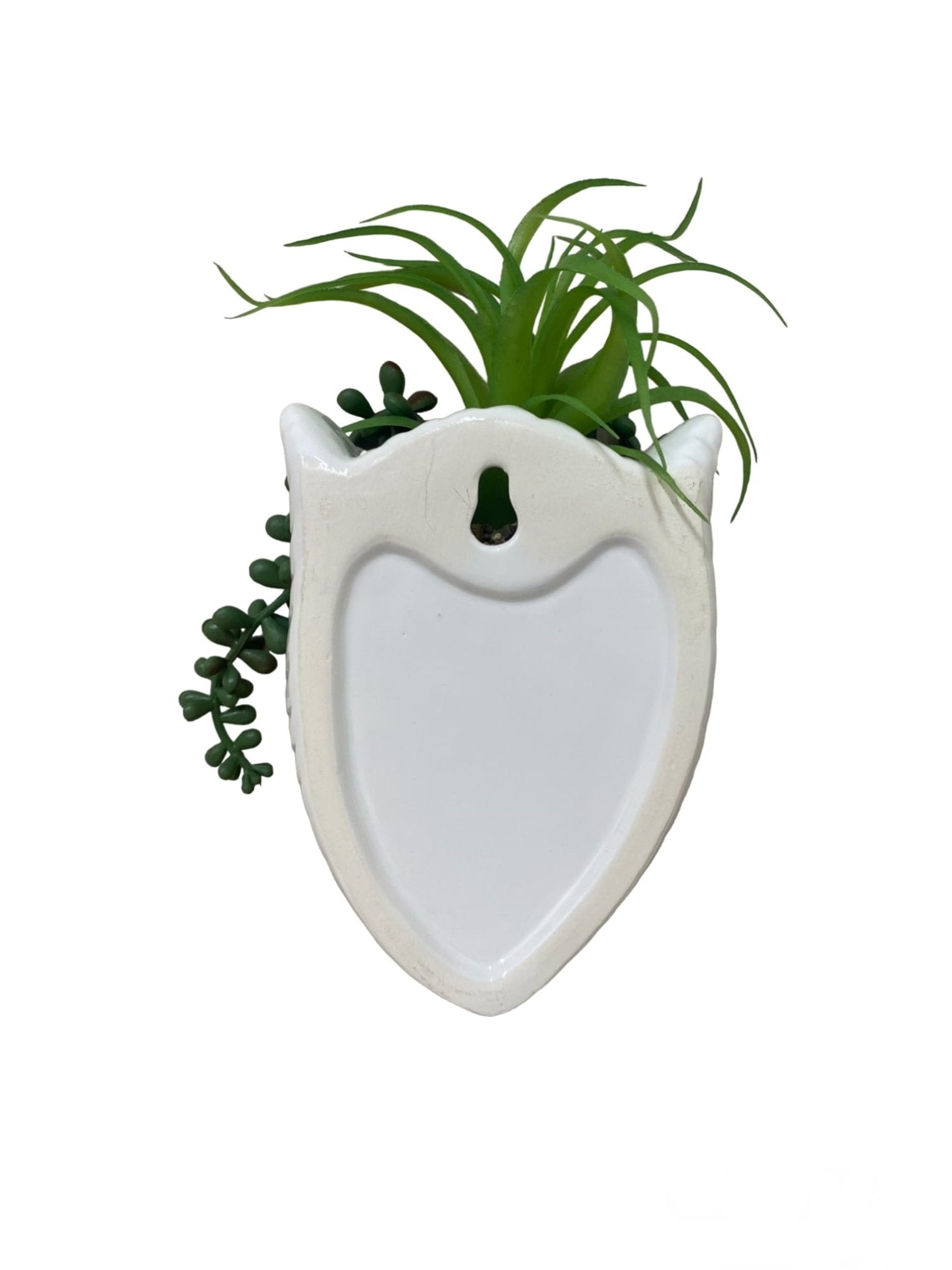 Faux Succulents in Wall Planter - a Cheeky Plant