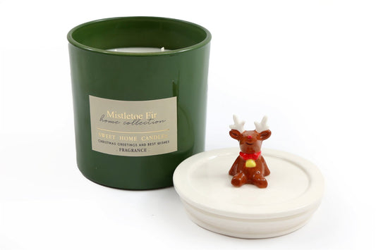 Reindeer Character Candle-pot - a Cheeky Plant
